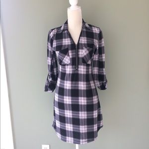 No Comment black and white plaid dress